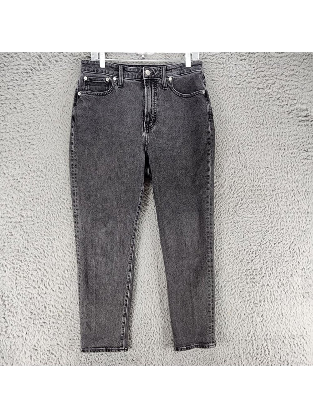 Madewell Jeans Womens 29 Black Stretch High Rise the Curvy Perfect Vintage *Read